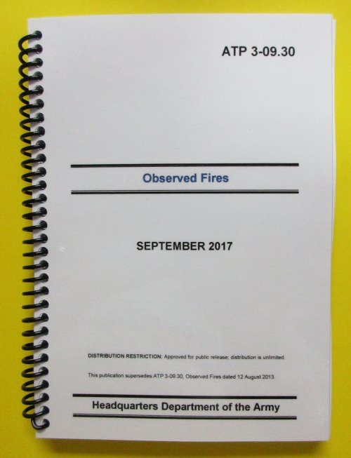 ATP 3-09.30 Observed Fires - 2017 - weather resist paper - mini - Click Image to Close